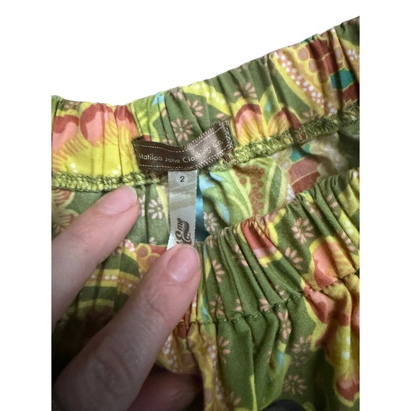 Matilda Jane Girls Floral Ruffle Layered Skirt Cottagecore Twirl Size 2 - Picture 3 of 3